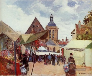 September fete Pontoise 1872 Camille Pissarro Ölgemälde
